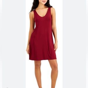 Alfani V-Neck Sleeveless Nightgown Size Large
